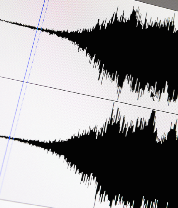 Audio production sound wave
