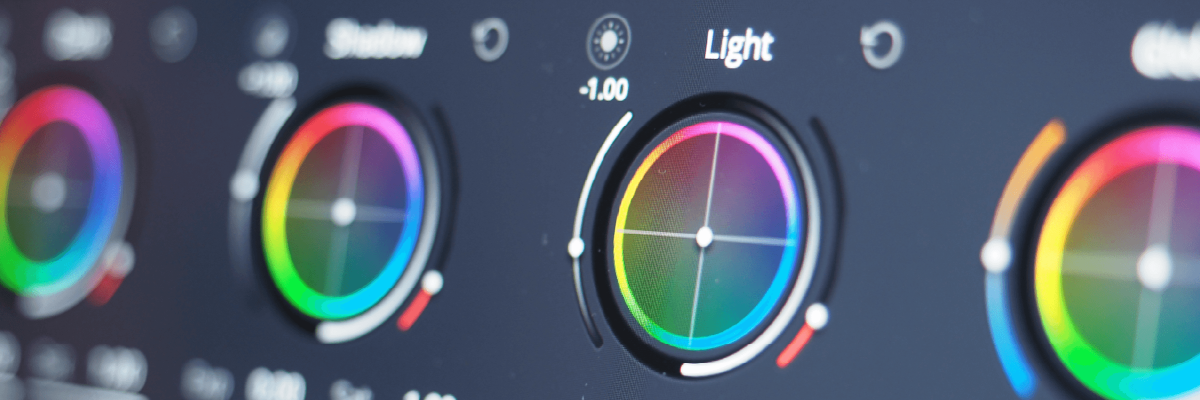 Post production video software screenshot